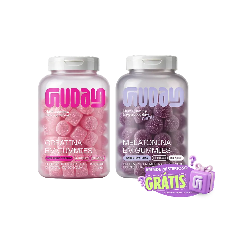 Melatonina + Creatina de Frutas Vermelhas